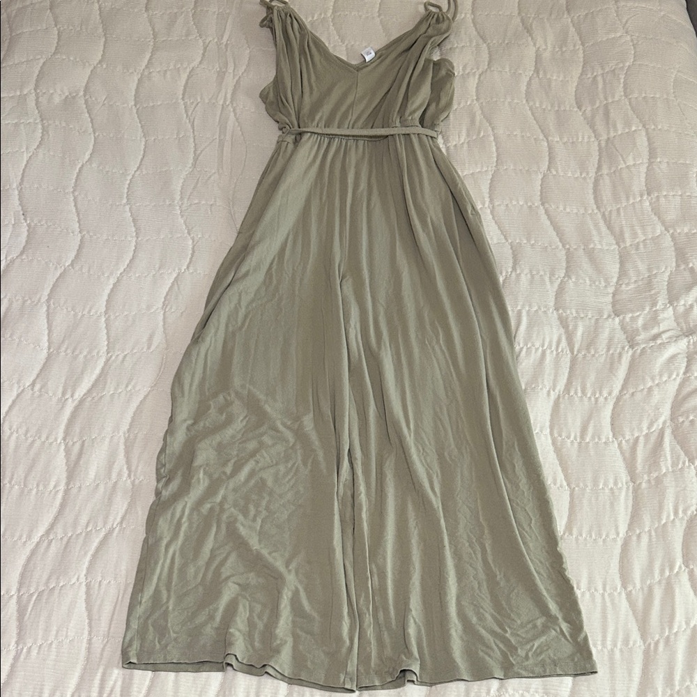 Old Navy sage/pale green jumpsuit